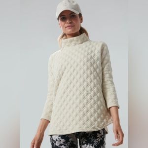Tuckernuk Ally Swing Sand Funnel Sport Quilted Pullover XS Small
